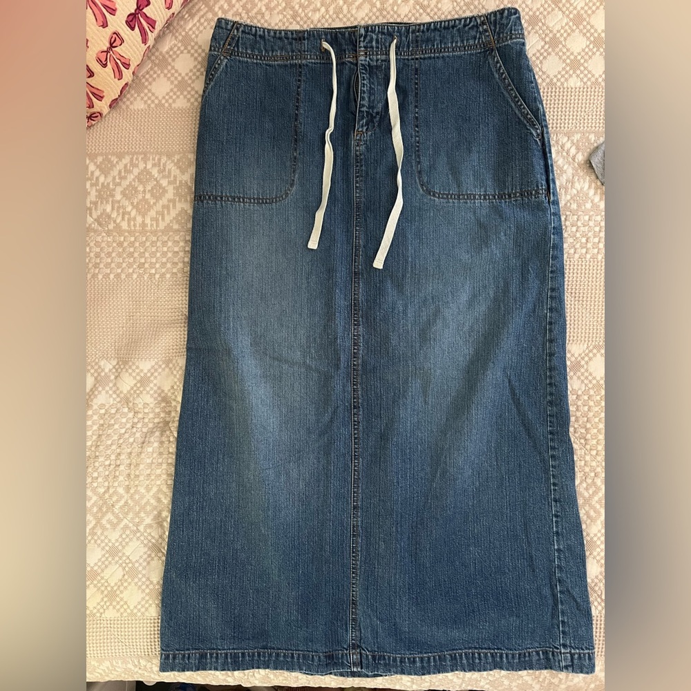 Old Navy Blue Denim Skirt